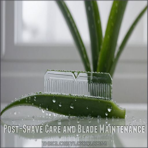 Post-Shave Care and Blade Maintenance