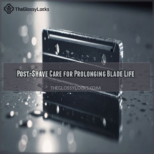 Post-Shave Care for Prolonging Blade Life