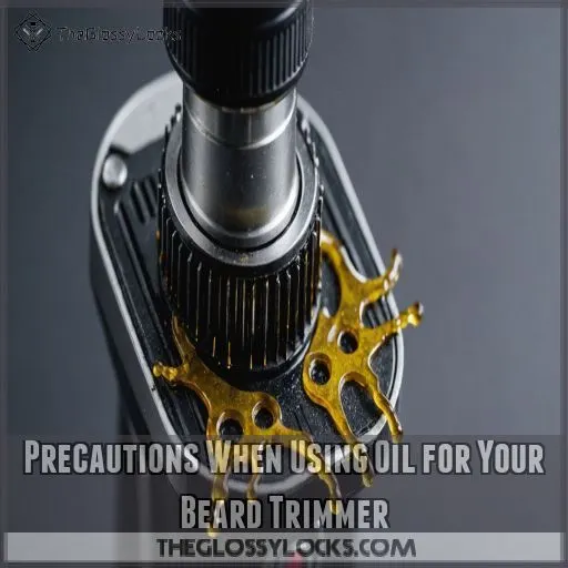 Precautions When Using Oil for Your Beard Trimmer