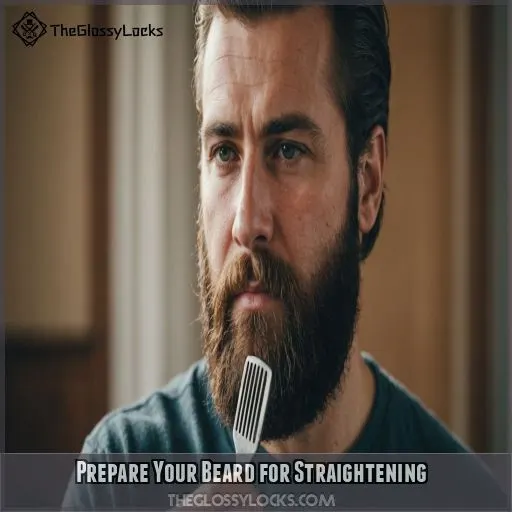 Prepare Your Beard for Straightening