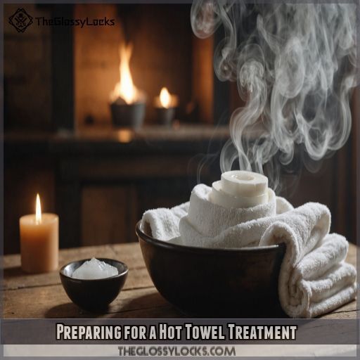 Preparing for a Hot Towel Treatment