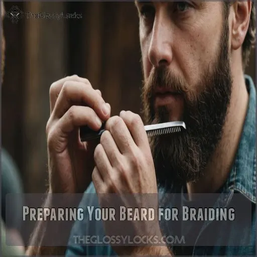 Preparing Your Beard for Braiding