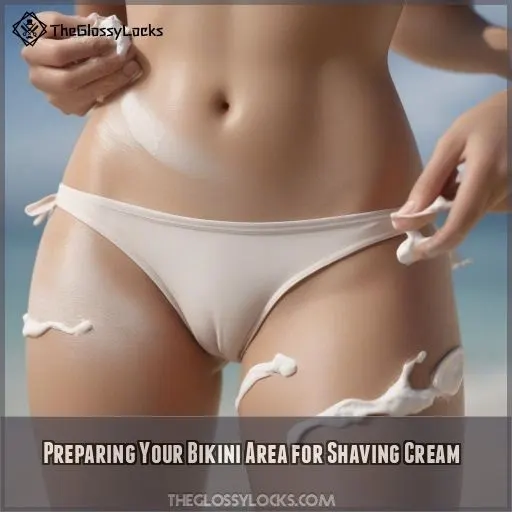 Preparing Your Bikini Area for Shaving Cream