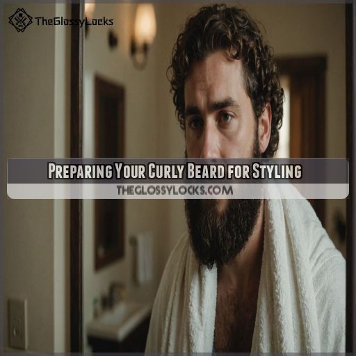 Preparing Your Curly Beard for Styling