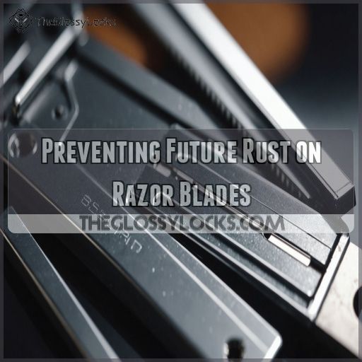 Preventing Future Rust on Razor Blades