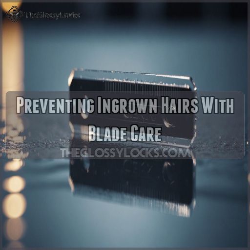 Preventing Ingrown Hairs With Blade Care