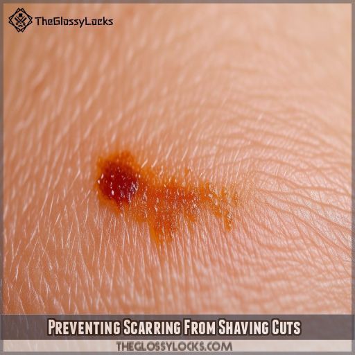 Preventing Scarring From Shaving Cuts