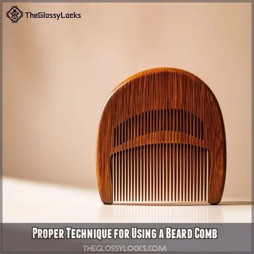 Proper Technique for Using a Beard Comb