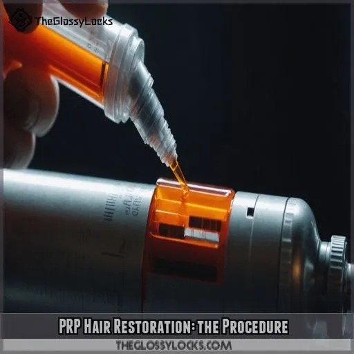 PRP Hair Restoration: the Procedure