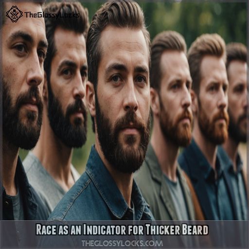 Race as an Indicator for Thicker Beard