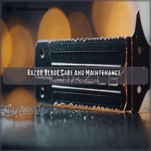 Razor Blade Care and Maintenance