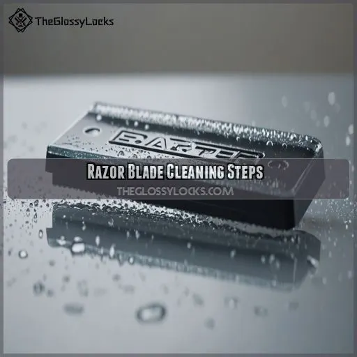 Razor Blade Cleaning Steps