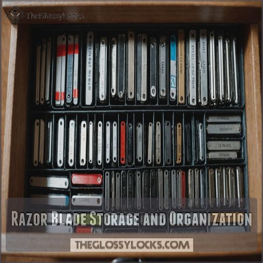 Razor Blade Storage and Organization