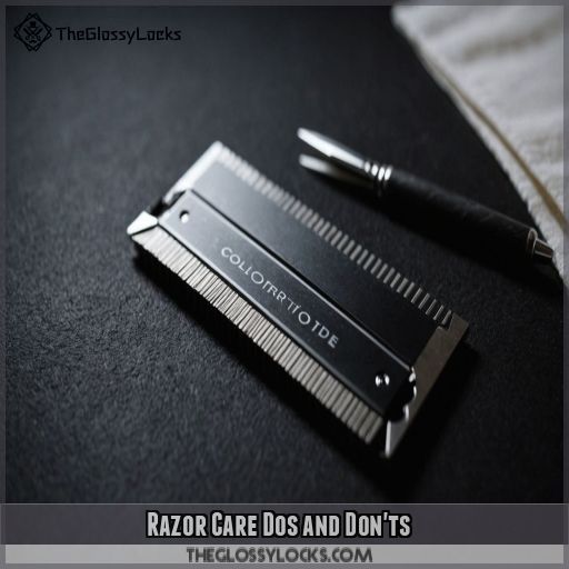 Razor Care Dos and Don