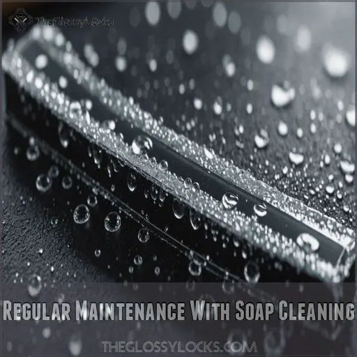 Regular Maintenance With Soap Cleaning