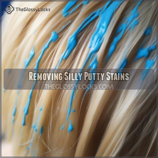 Removing Silly Putty Stains