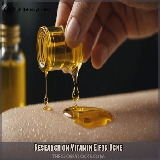 Research on Vitamin E for Acne