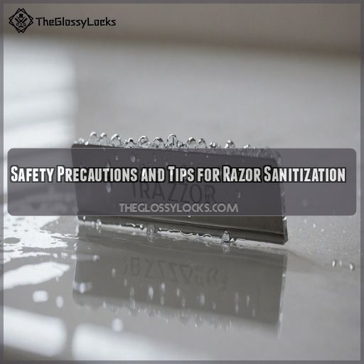 Safety Precautions and Tips for Razor Sanitization