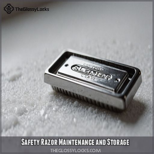 Safety Razor Maintenance and Storage