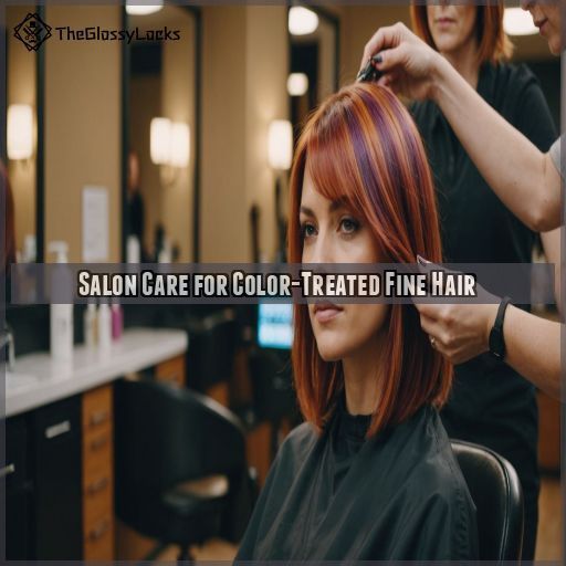 Salon Care for Color-Treated Fine Hair