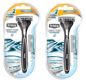 Schick Quattro Razor & Cartridges, B001E765ZM