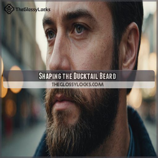 Shaping the Ducktail Beard