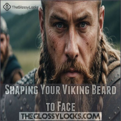 Shaping Your Viking Beard to Face