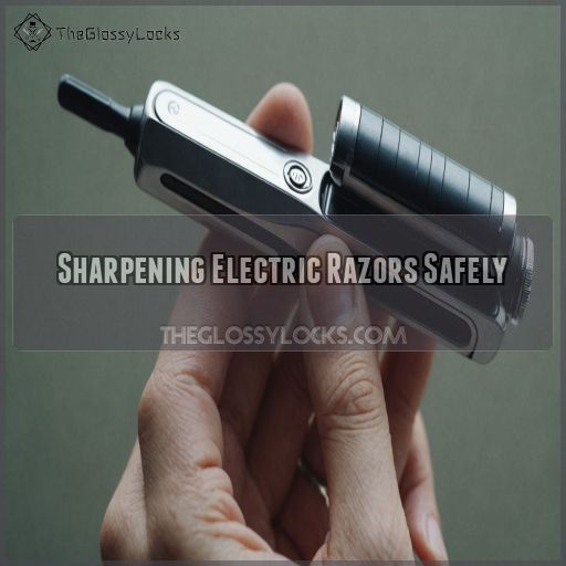 Sharpening Electric Razors Safely