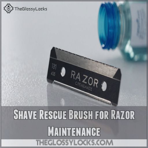 Shave Rescue Brush for Razor Maintenance