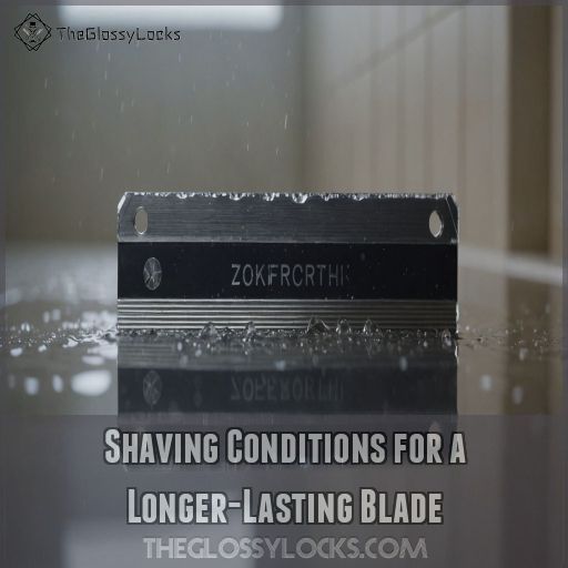 Shaving Conditions for a Longer-Lasting Blade