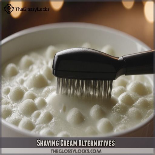 Shaving Cream Alternatives