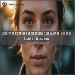 skin care routine for reducing sun damage