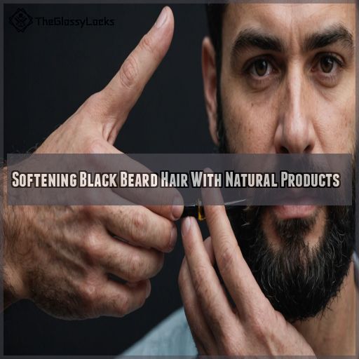 Softening Black Beard Hair With Natural Products