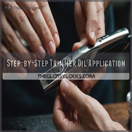 Step-by-Step Trimmer Oil Application