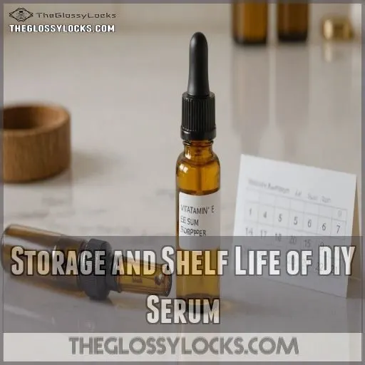 Storage and Shelf Life of DIY Serum