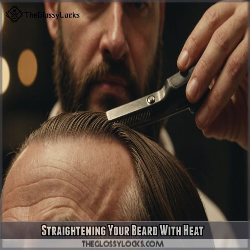 Straightening Your Beard With Heat