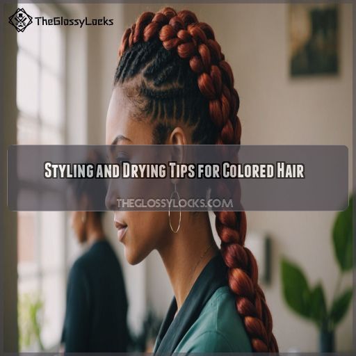 Styling and Drying Tips for Colored Hair