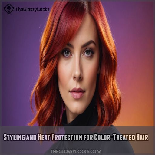 Styling and Heat Protection for Color-Treated Hair