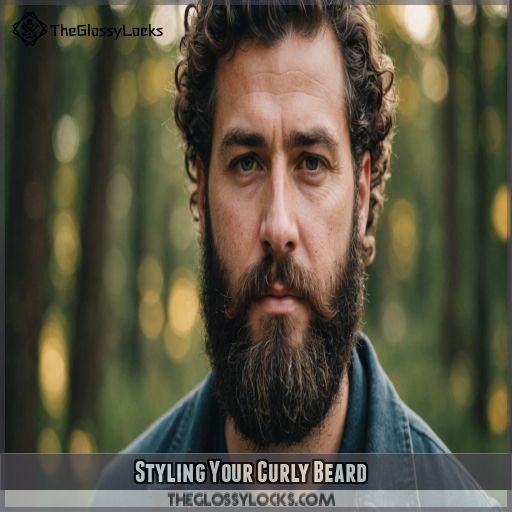 Styling Your Curly Beard