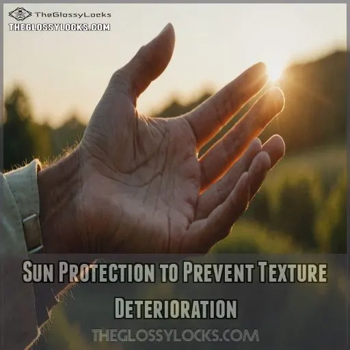 Sun Protection to Prevent Texture Deterioration