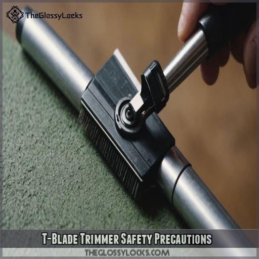 T-Blade Trimmer Safety Precautions