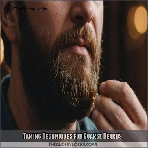 Taming Techniques for Coarse Beards