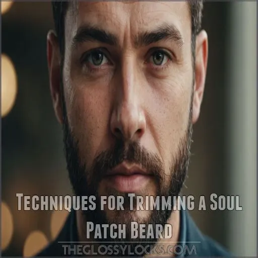 Techniques for Trimming a Soul Patch Beard