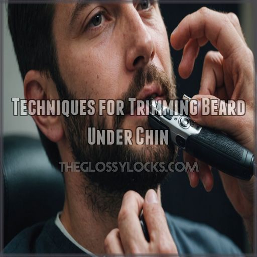 Techniques for Trimming Beard Under Chin