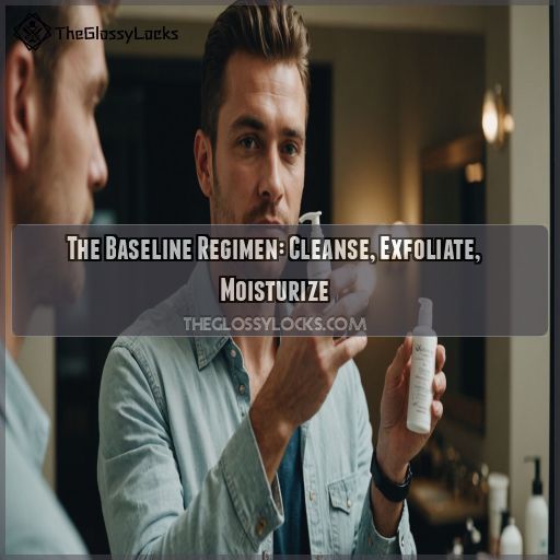 The Baseline Regimen: Cleanse, Exfoliate, Moisturize