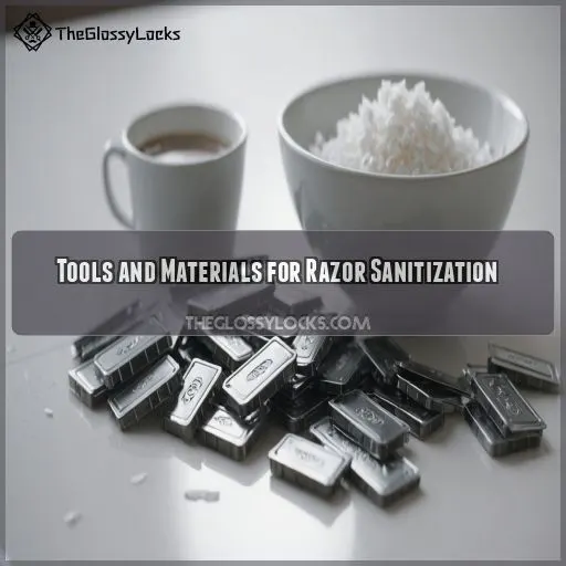 Tools and Materials for Razor Sanitization