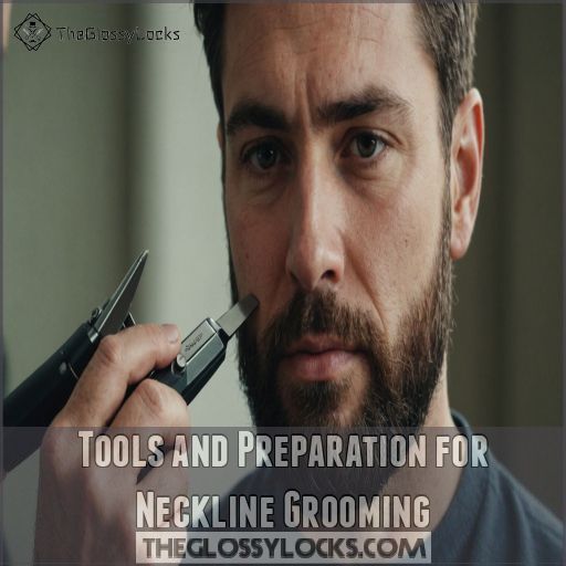 Tools and Preparation for Neckline Grooming