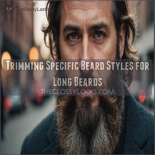 Trimming Specific Beard Styles for Long Beards