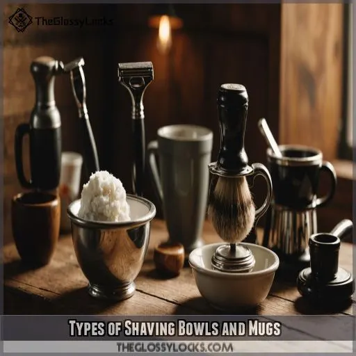 Types of Shaving Bowls and Mugs