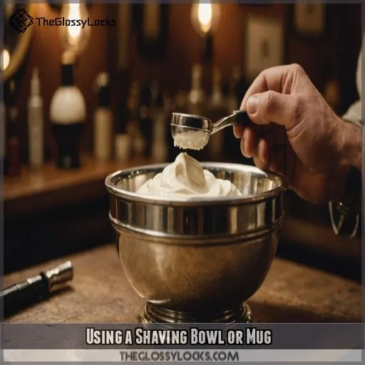 Using a Shaving Bowl or Mug